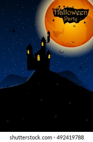 Halloween party. Vector illustration