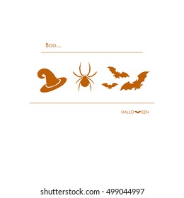 Halloween party. Vector illustration