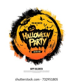 Halloween party. Vector illustration