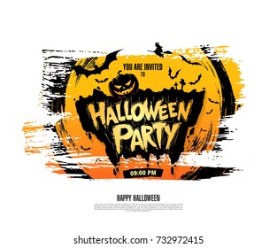 Halloween party. Vector illustration