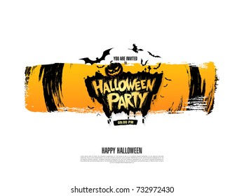 Halloween party. Vector illustration