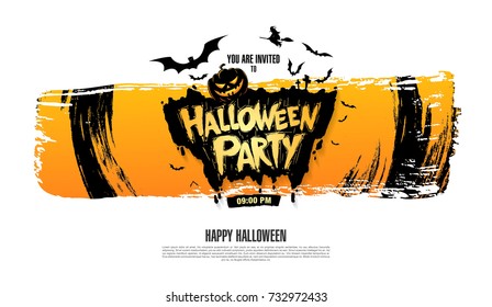 Halloween party. Vector illustration