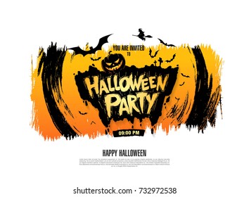 Halloween party. Vector illustration