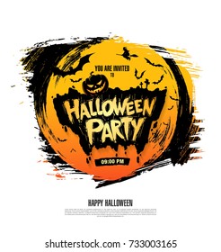 Halloween party. Vector illustration