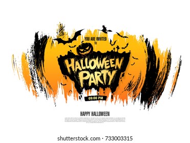 Halloween party. Vector illustration