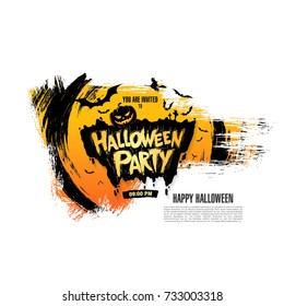 Halloween party. Vector illustration