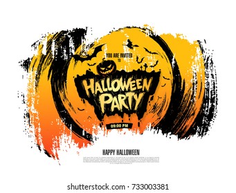 Halloween party. Vector illustration