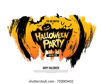 Halloween party. Vector illustration