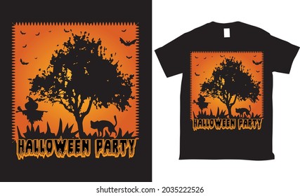 Halloween Party Vector t-shirt design
