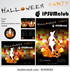 halloween party visual identity