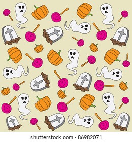 Halloween patter, vector