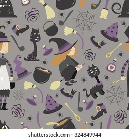Halloween pattern 02 in editable vector file