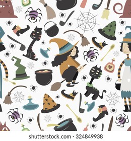 Halloween pattern 03 in editable vector file