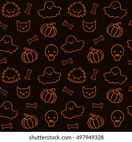 halloween pattern 2
Seamless vector pattern for halloween design. The different graphics are all on separate layers so they can easily be moved or edited individually.
