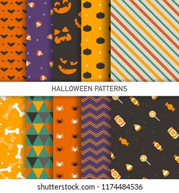 Halloween pattern background