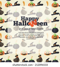 Halloween pattern and background