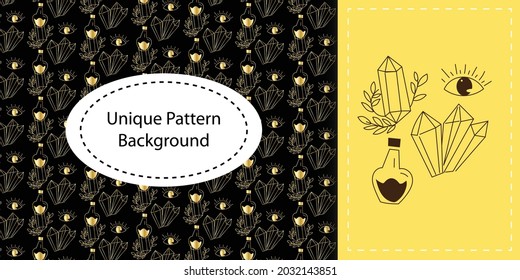 Halloween pattern background  design. vector illustration