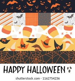 Halloween pattern background vector illustration