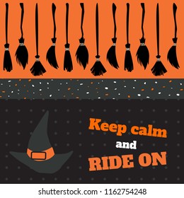 Halloween pattern background vector illustration