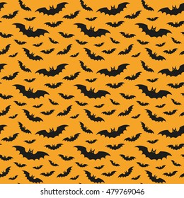 Halloween pattern with bats.