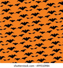 Halloween pattern with bats