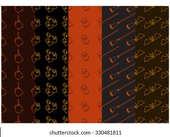 Halloween pattern collection