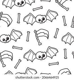 halloween pattern designs illustration for clothing, wallpapers, backgrounds, posters, books, banners and more