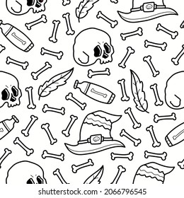 halloween pattern designs illustration for clothing, wallpapers, backgrounds, posters, books, banners and more