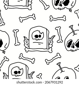 halloween pattern designs illustration for clothing, wallpapers, backgrounds, posters, books, banners and more