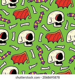 halloween pattern designs illustration for clothing, wallpapers, backgrounds, posters, books, banners and more
