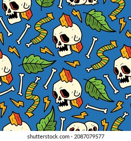 Halloween pattern designs illustration for clothing, wallpapers, backgrounds, posters, books, banners and more