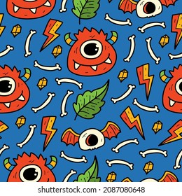 Halloween pattern designs illustration for clothing, wallpapers, backgrounds, posters, books, banners and more