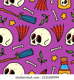 Halloween pattern designs illustration for clothing, wallpapers, backgrounds, posters, books, banners and more