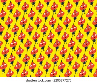 Halloween pattern Funny textile, Halloween party background with and horror design. Seamless pattern of Halloween with Cute Pumpkins and Spider Web-Halloween Vector Design.