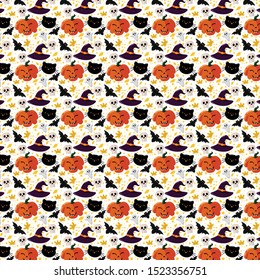 halloween pattern have a good holidays