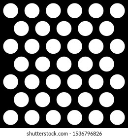 Halloween pattern polka dots. Template background in black and white polka dots . Fabric texture. Vector illustration
