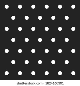Halloween pattern polka dots. Template background in black and white polka dots . Seamless fabric texture. Vector illustration