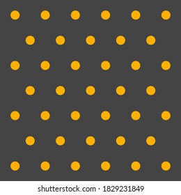 Halloween pattern polka dots. Template background in orange and gray polka dots . Seamless fabric texture. Vector illustration