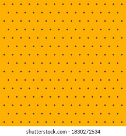 Halloween pattern polka dots. Template background in black and orange polka dots . Seamless fabric texture. Vector illustration