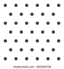 Puntos de polka de patrón de Halloween. Fondo de plantilla con puntos de polka blancos y grises. Textura de tela. Ilustración del vector