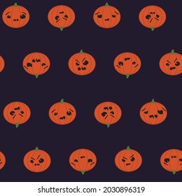 Patrón de Halloween con calabaza para empaque, para tela, decoración