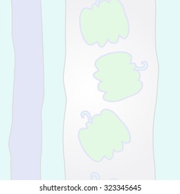  Halloween pattern  of pumpkin, stripe, spots. Hand drawn.