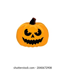 Halloween pattern with pumpkins. Vector.