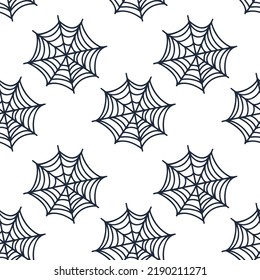 Halloween pattern seamless, For use scrapbook digital paper, Textile print, Page fill. Spiderweb
