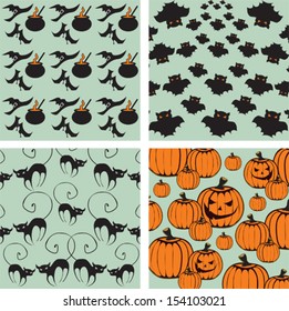 Halloween pattern set
