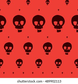 halloween pattern skull 