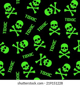 halloween pattern with skulls