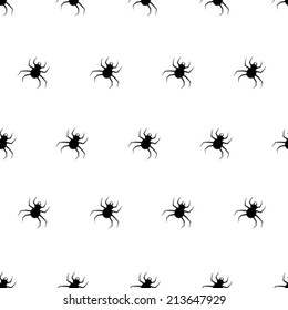 Halloween pattern with spiders