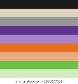 Halloween pattern stripes, orange black purple green beige and gray patterns, halloween geometric background, horizontal lines
