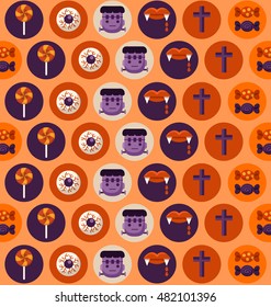 Halloween Pattern :  Vector Illustration